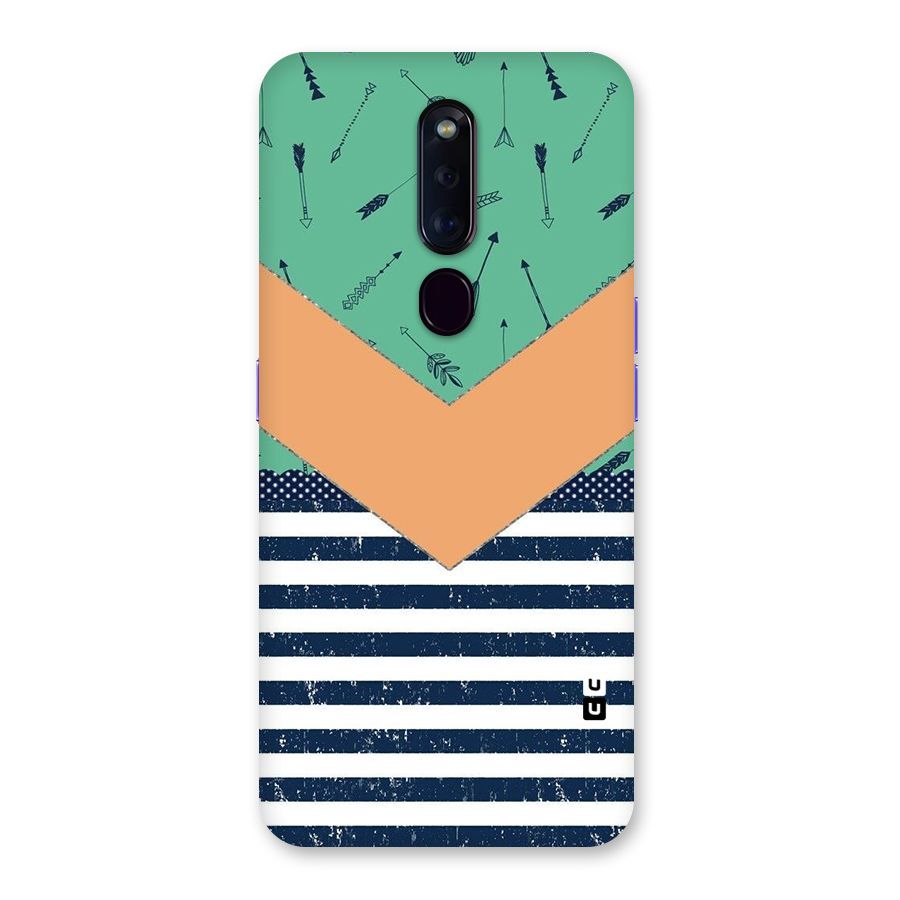 Arrows and Stripes Back Case for Oppo F11 Pro
