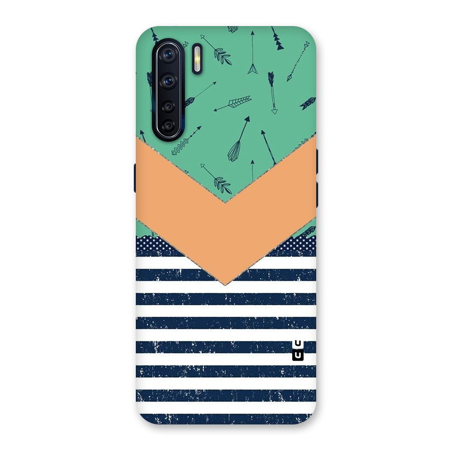 Arrows and Stripes Back Case for Oppo F15