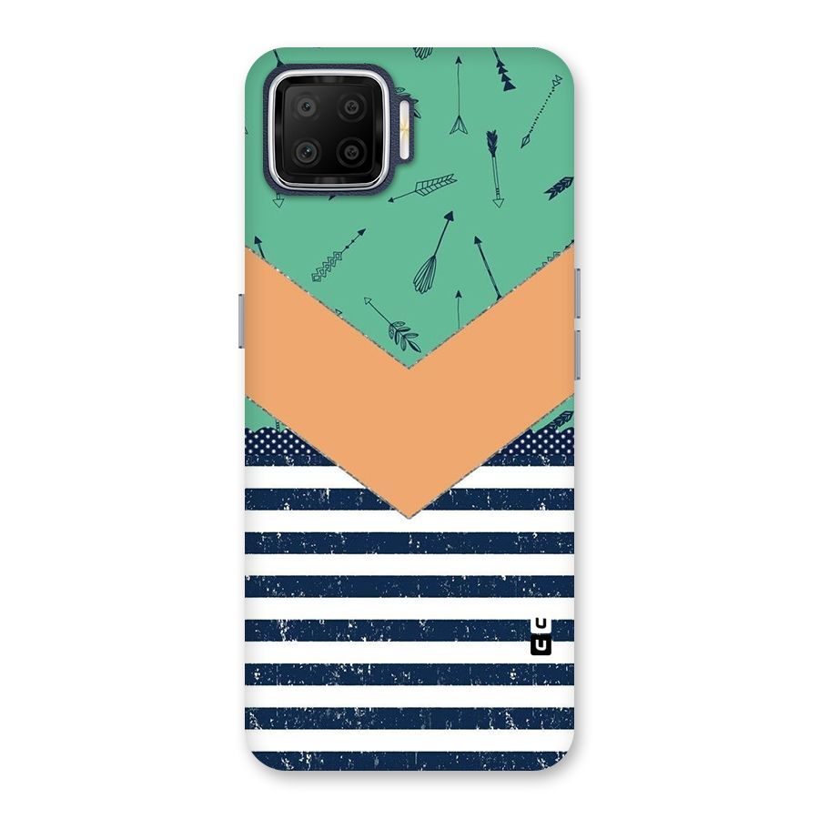 Arrows and Stripes Back Case for Oppo F17