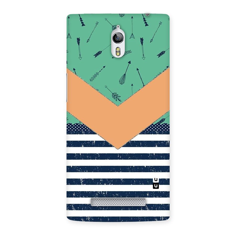 Arrows and Stripes Back Case for Oppo Find 7