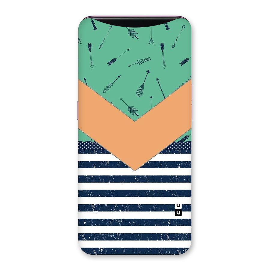 Arrows and Stripes Back Case for Oppo Find X