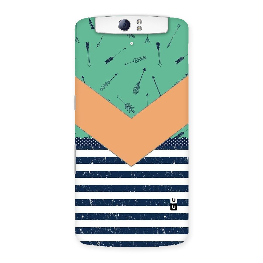 Arrows and Stripes Back Case for Oppo N1