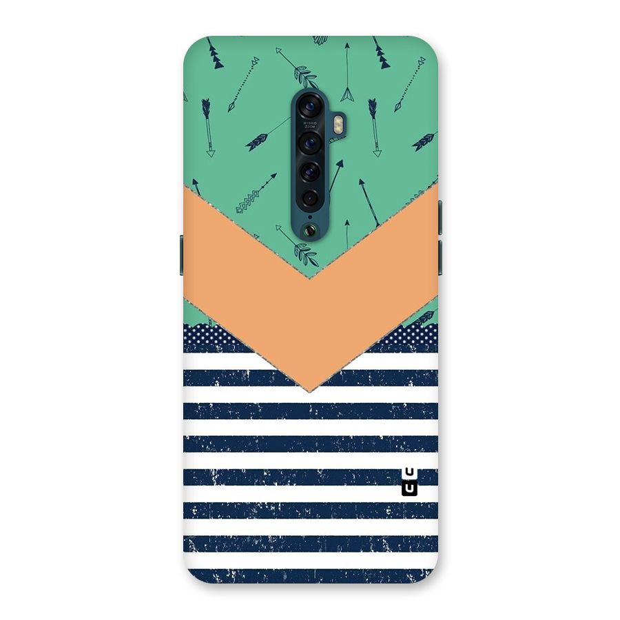Arrows and Stripes Back Case for Oppo Reno2