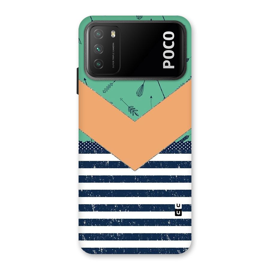 Arrows and Stripes Back Case for Poco M3