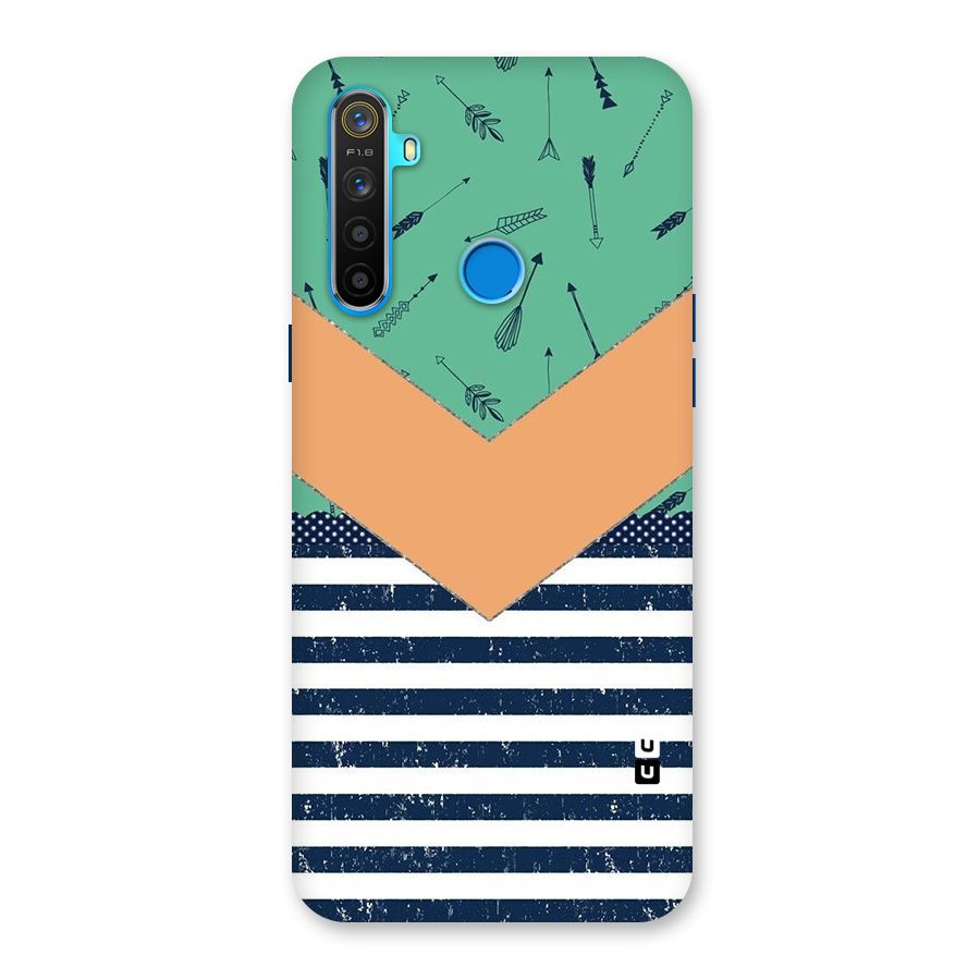 Arrows and Stripes Back Case for Realme 5