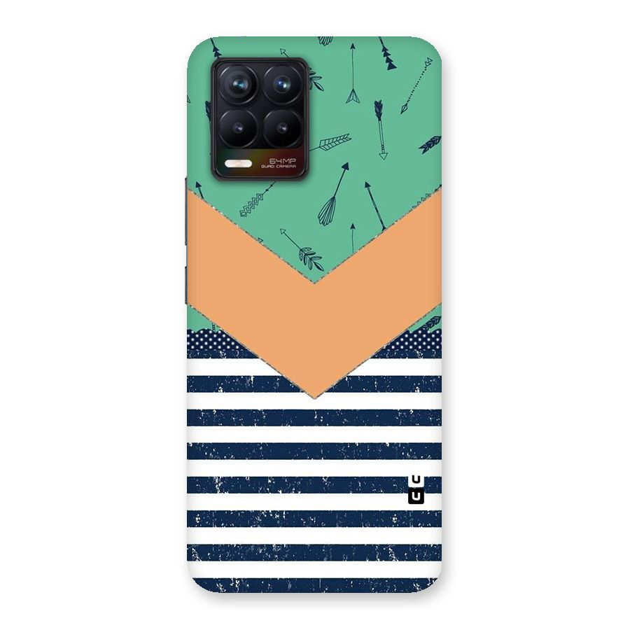 Arrows and Stripes Back Case for Realme 8