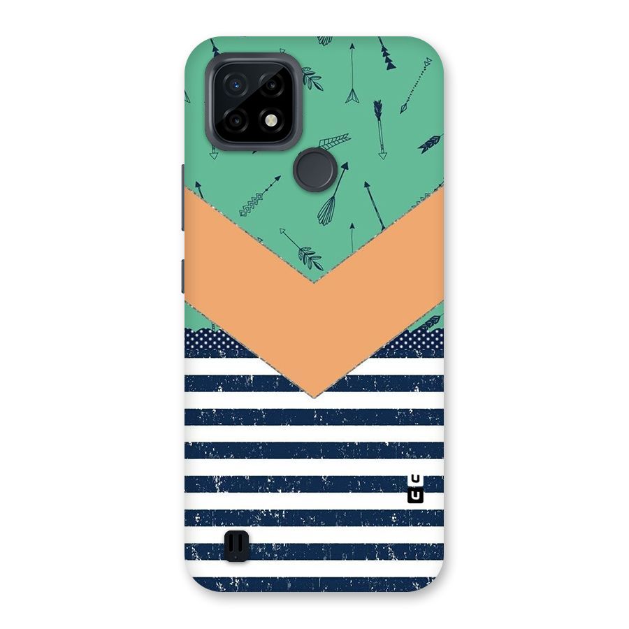 Arrows and Stripes Back Case for Realme C21