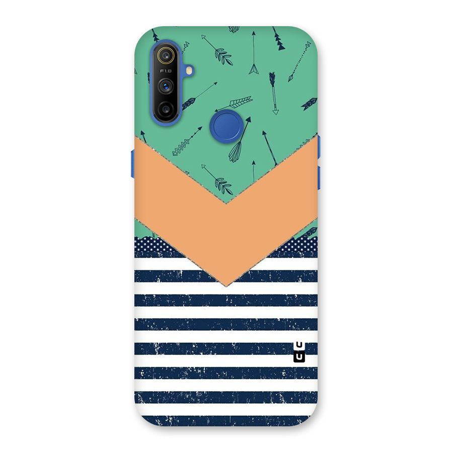 Arrows and Stripes Back Case for Realme Narzo 10A