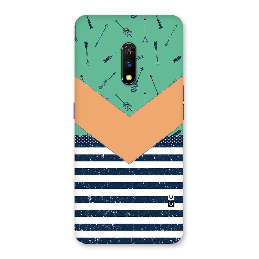 Arrows and Stripes Back Case for Realme X