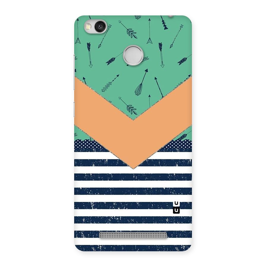 Arrows and Stripes Back Case for Redmi 3S Prime
