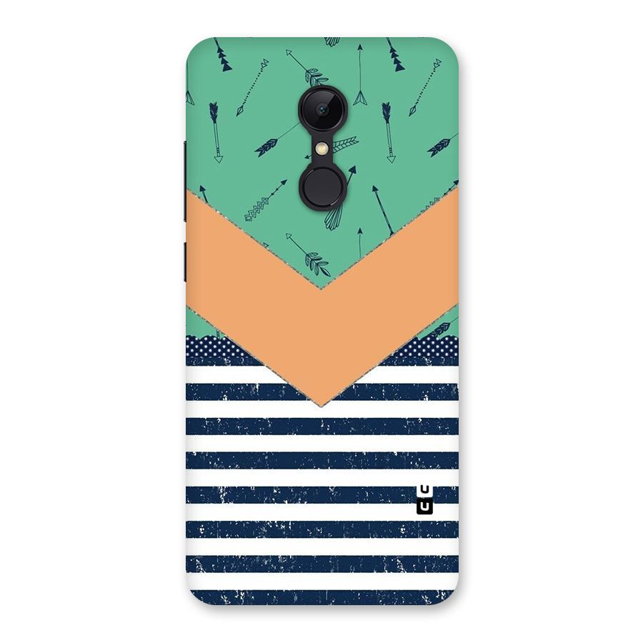 Arrows and Stripes Back Case for Redmi 5