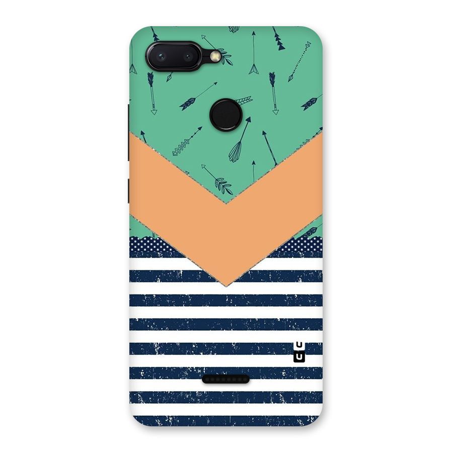 Arrows and Stripes Back Case for Redmi 6