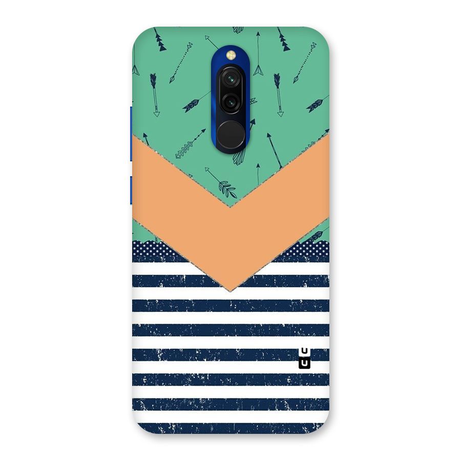 Arrows and Stripes Back Case for Redmi 8