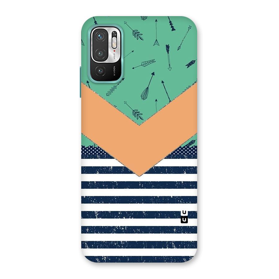Arrows and Stripes Back Case for Redmi Note 10T 5G