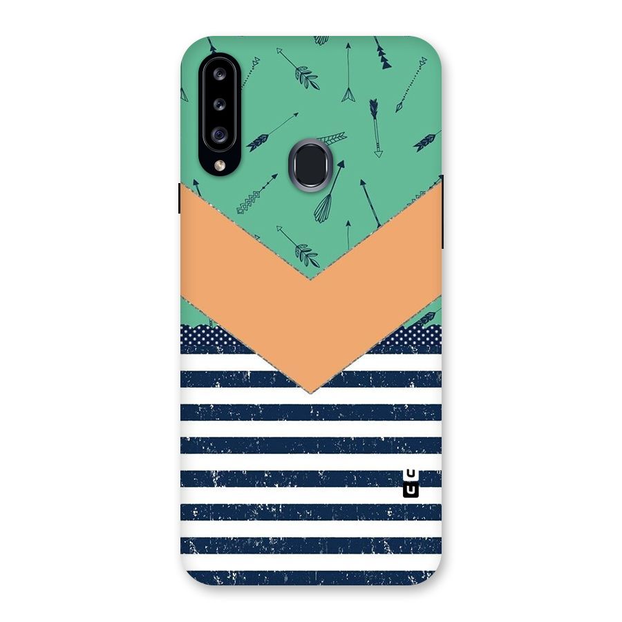 Arrows and Stripes Back Case for Samsung Galaxy A20s
