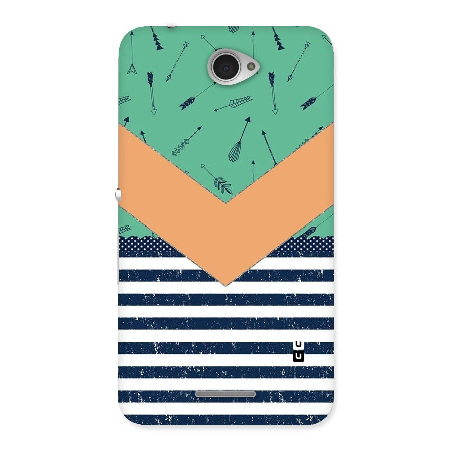Arrows and Stripes Back Case for Sony Xperia E4