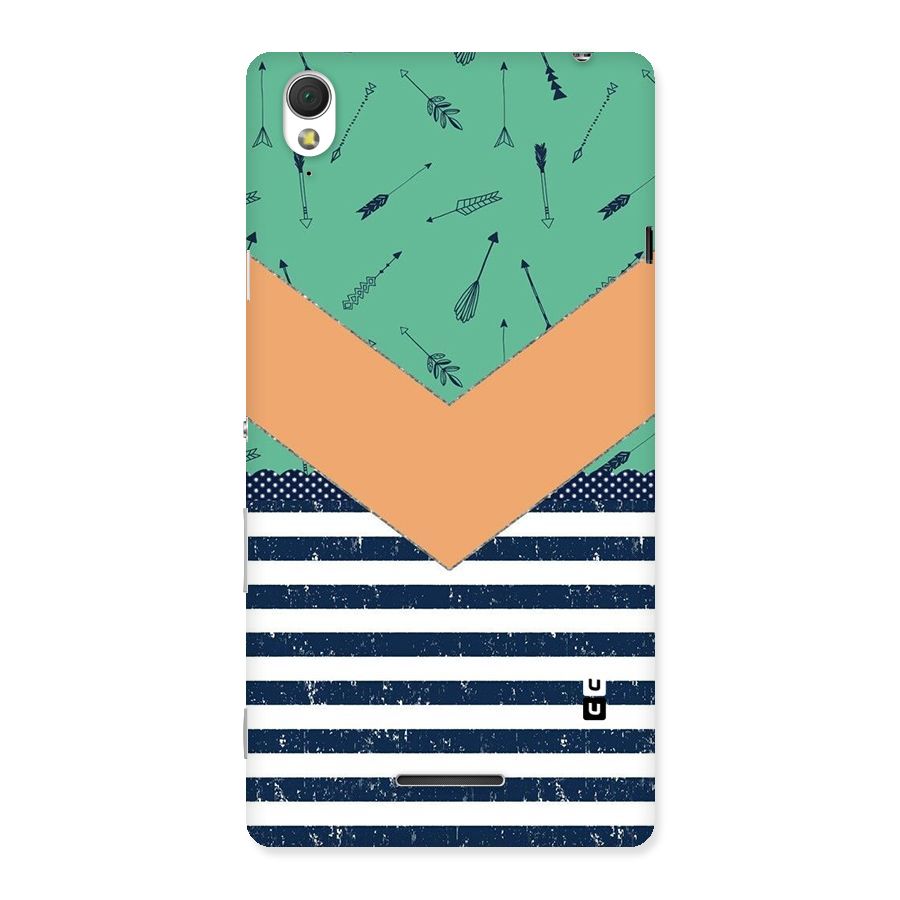 Arrows and Stripes Back Case for Sony Xperia T3
