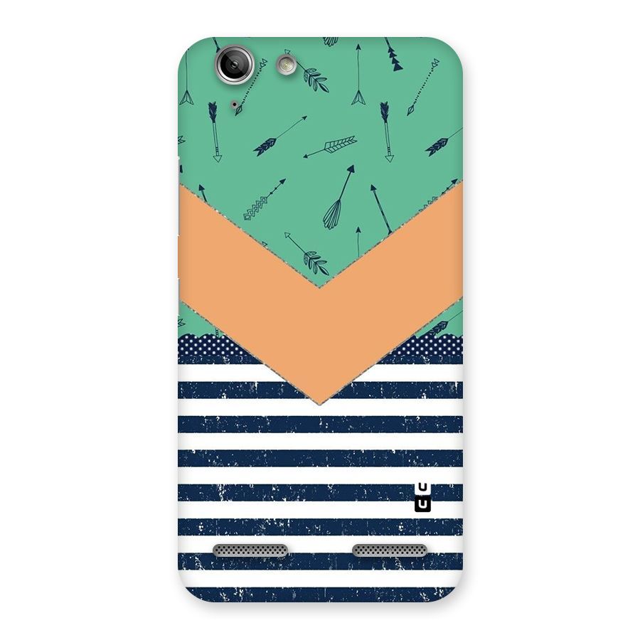 Arrows and Stripes Back Case for Vibe K5 Plus