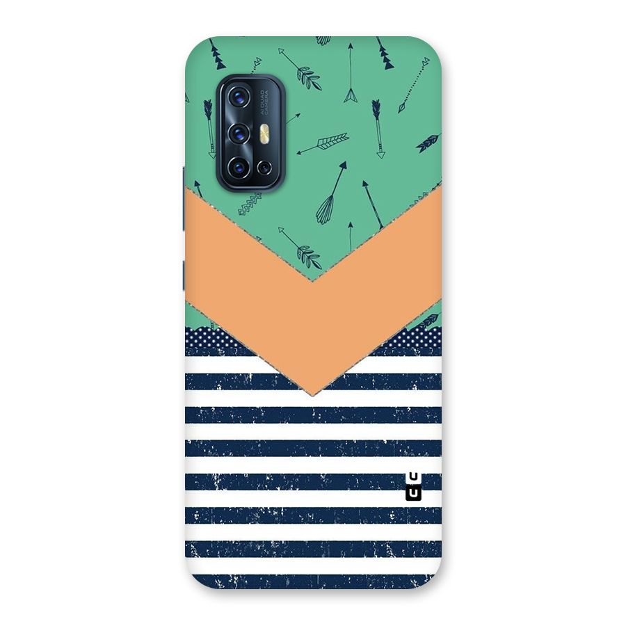 Arrows and Stripes Back Case for Vivo V17