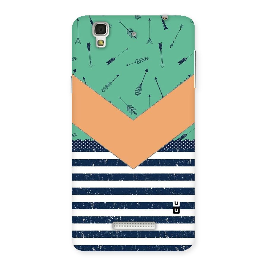 Arrows and Stripes Back Case for Yu Yureka