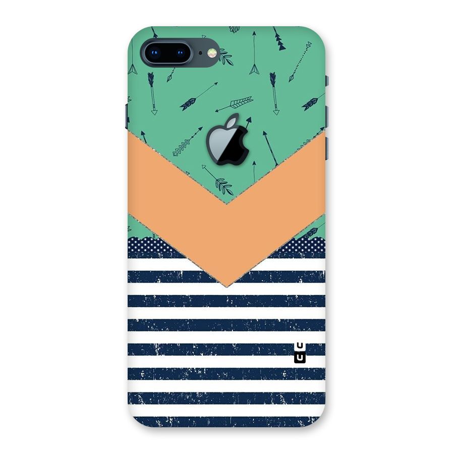 Arrows and Stripes Back Case for iPhone 7 Plus Apple Cut