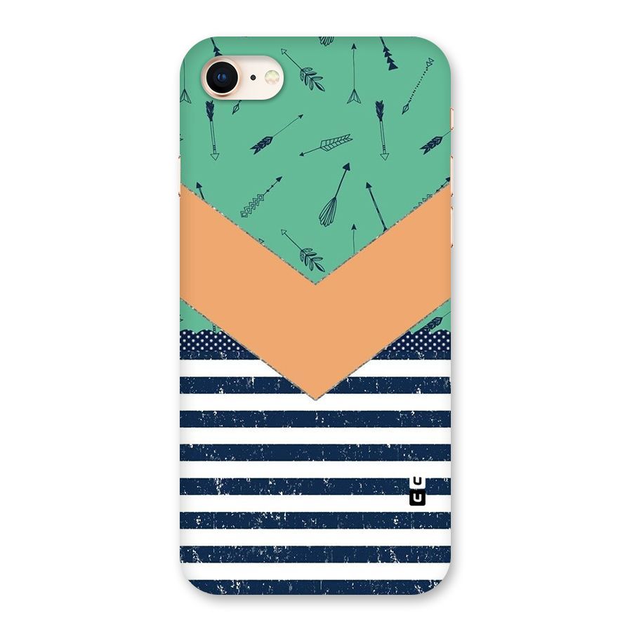 Arrows and Stripes Back Case for iPhone 8