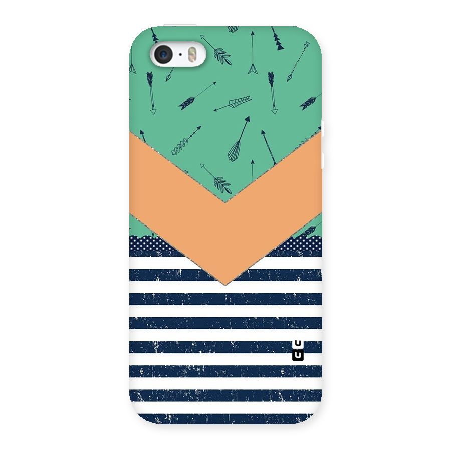 Arrows and Stripes Back Case for iPhone SE