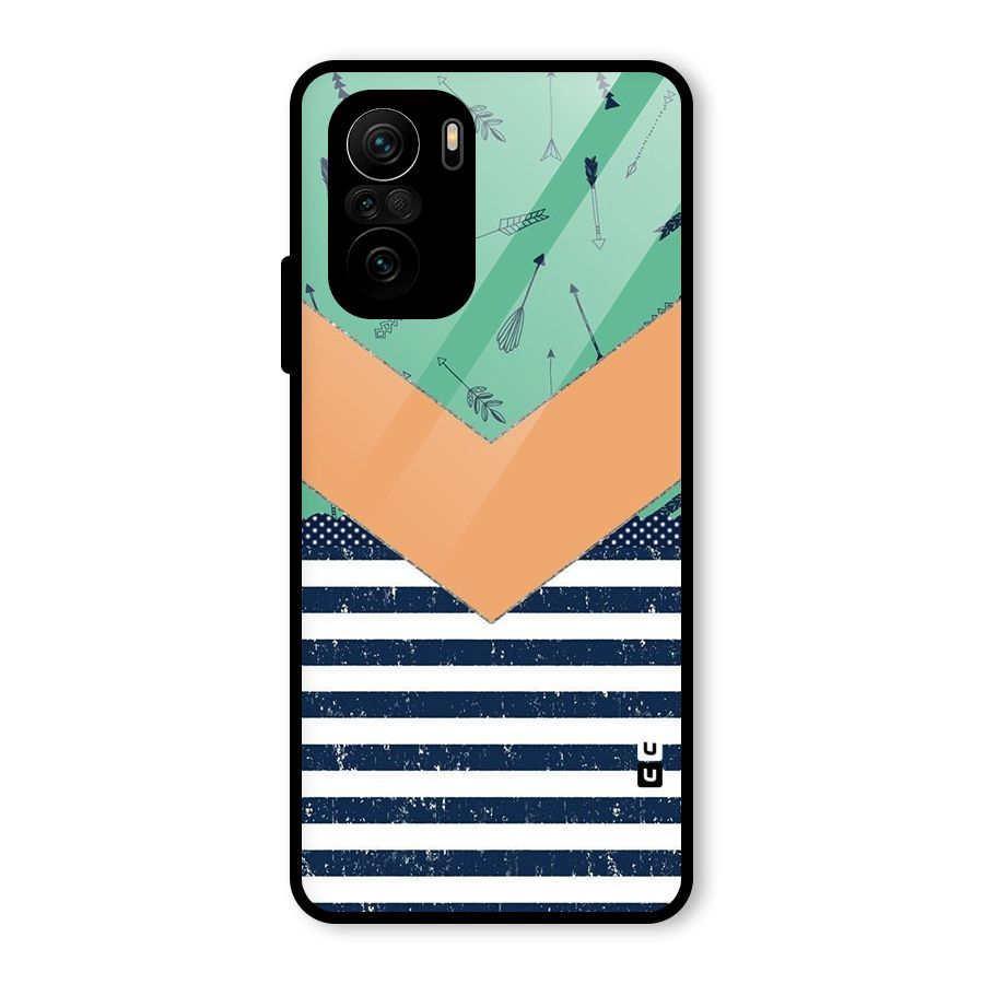 Arrows and Stripes Glass Back Case for Mi 11X Pro