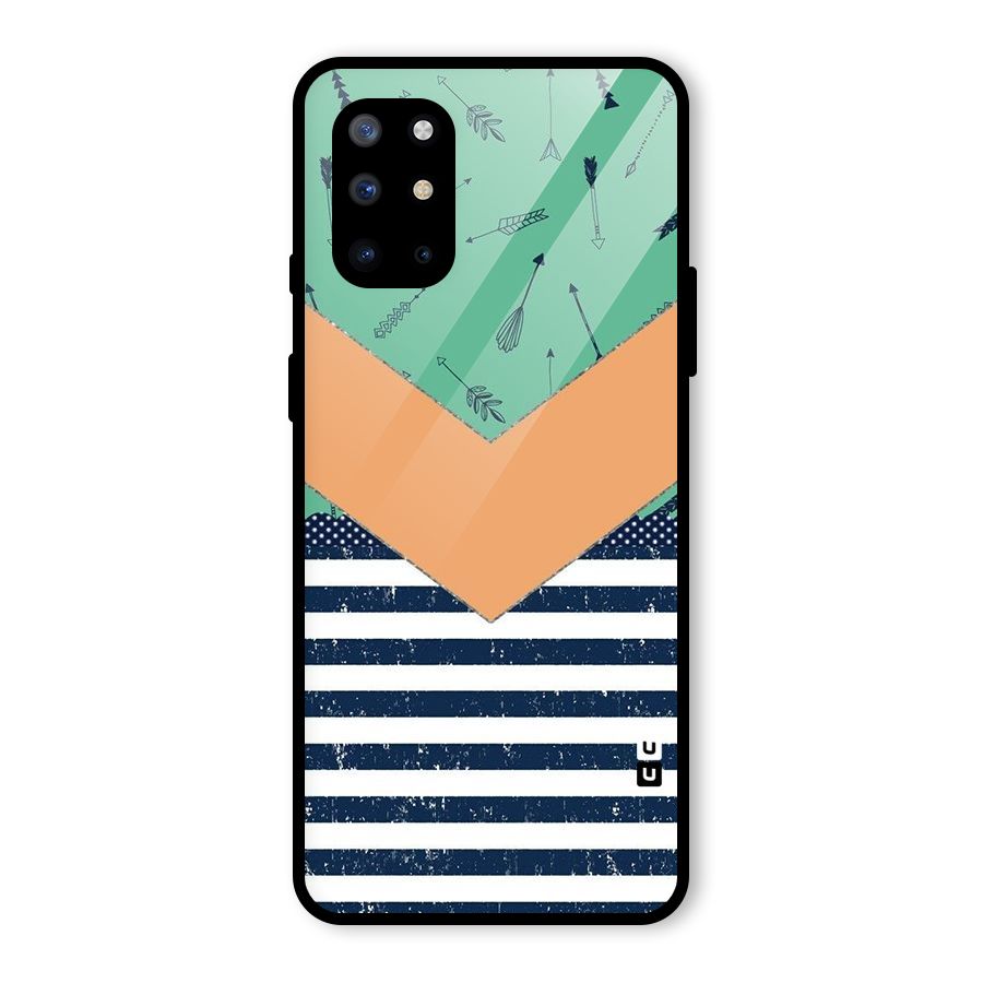 Arrows and Stripes Glass Back Case for OnePlus 8T