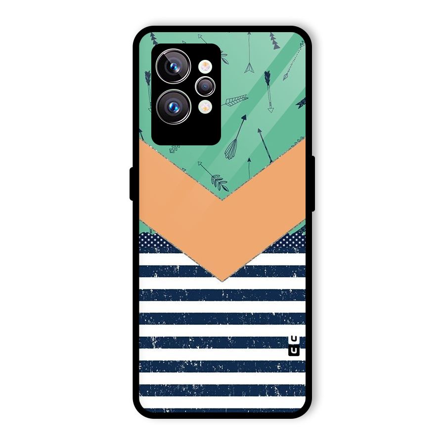 Arrows and Stripes Glass Back Case for Realme GT2 Pro