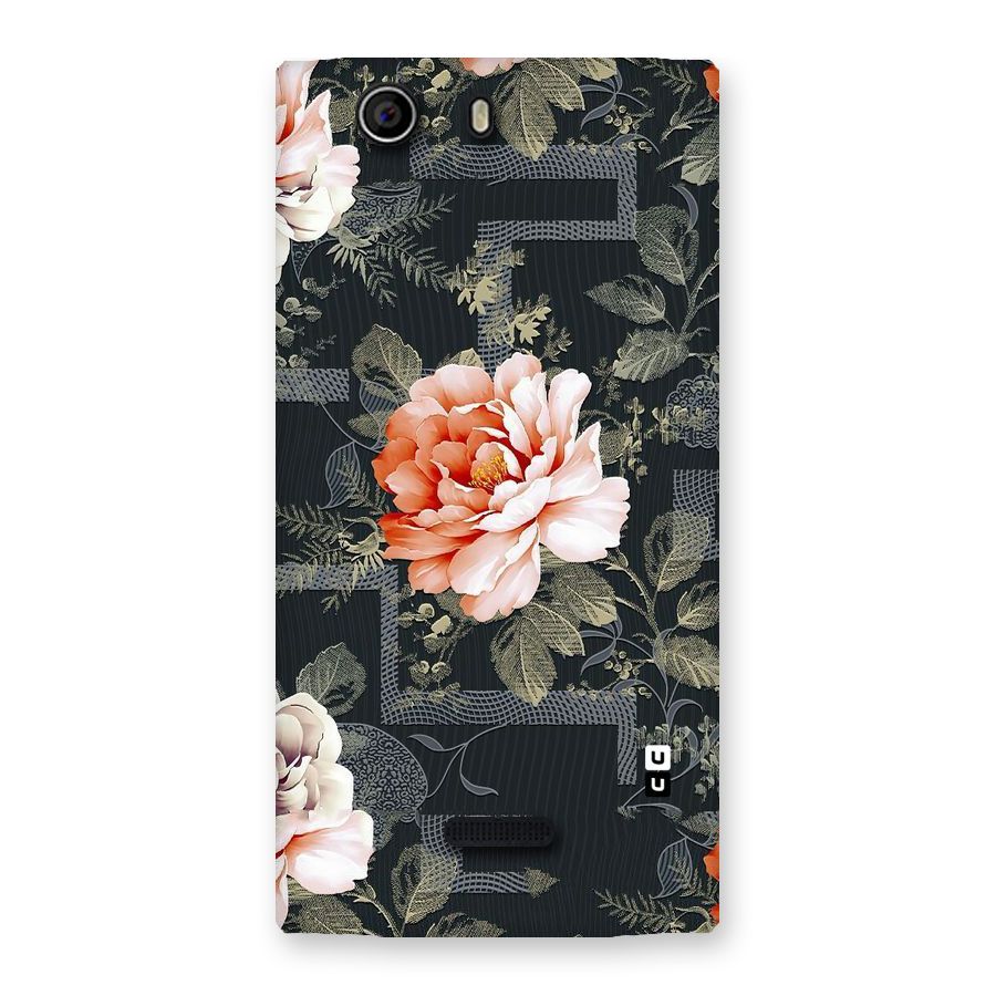 Art And Floral Back Case for Canvas Nitro 2 E311