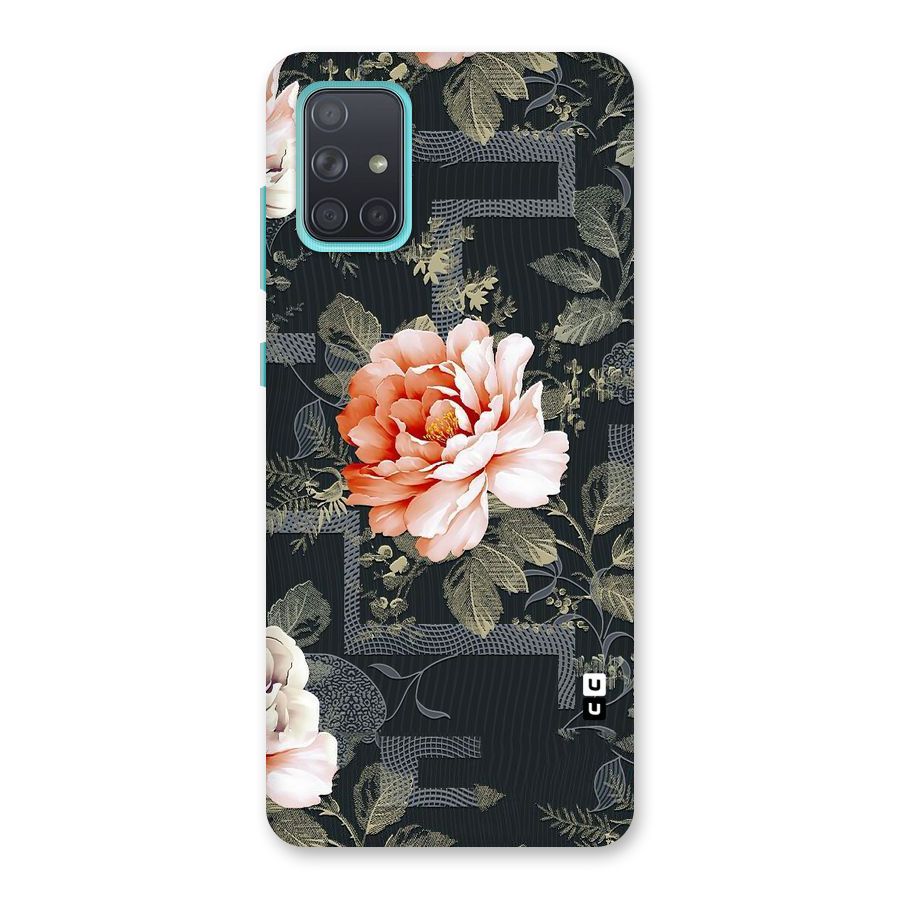 Art And Floral Back Case for Galaxy A71