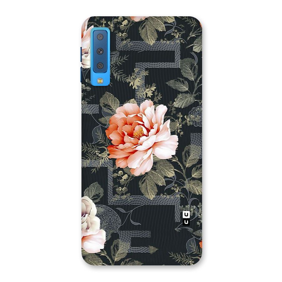 Art And Floral Back Case for Galaxy A7 (2018)