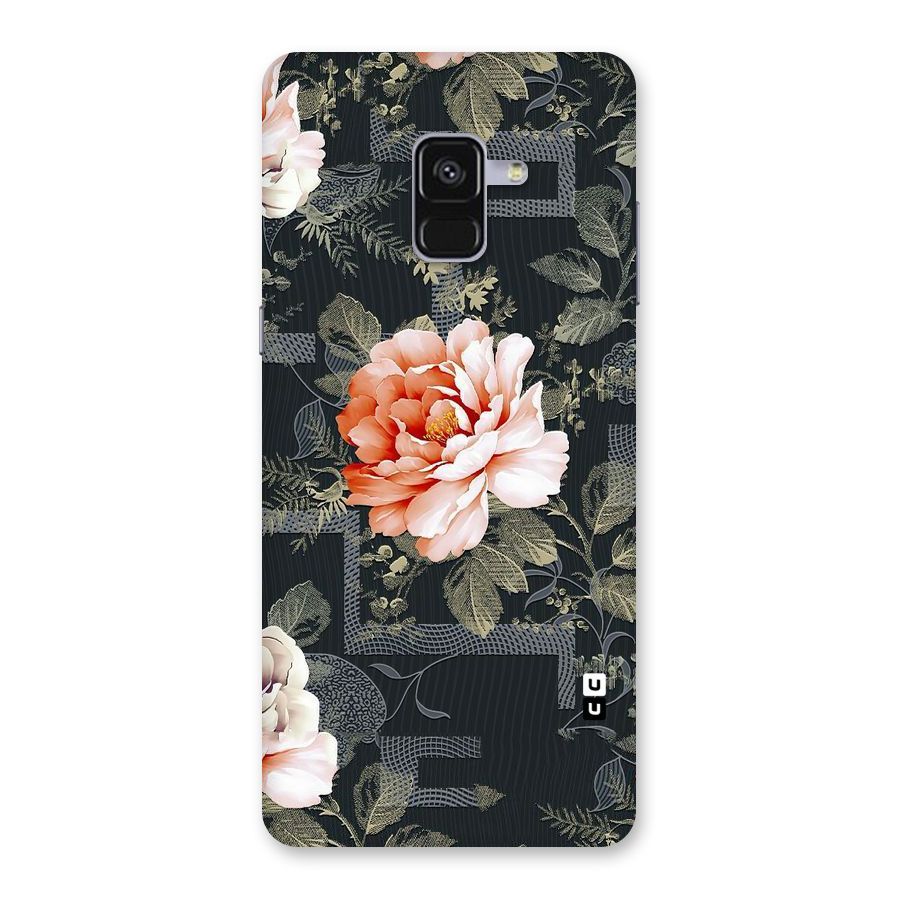 Art And Floral Back Case for Galaxy A8 Plus
