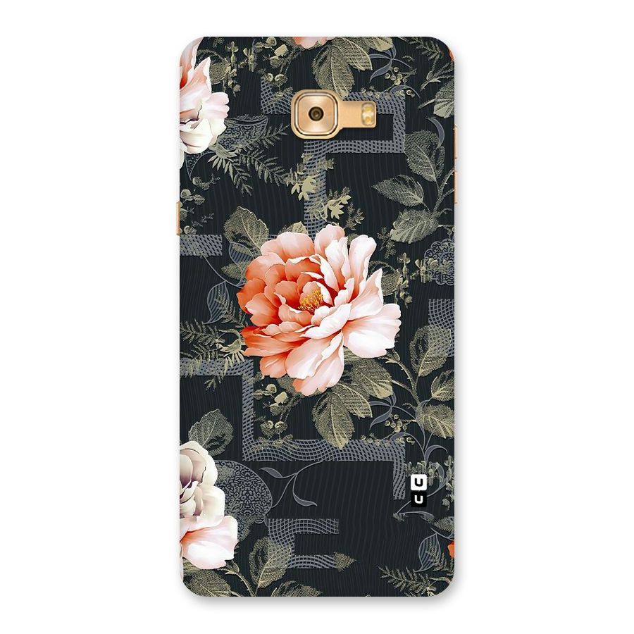 Art And Floral Back Case for Galaxy C9 Pro
