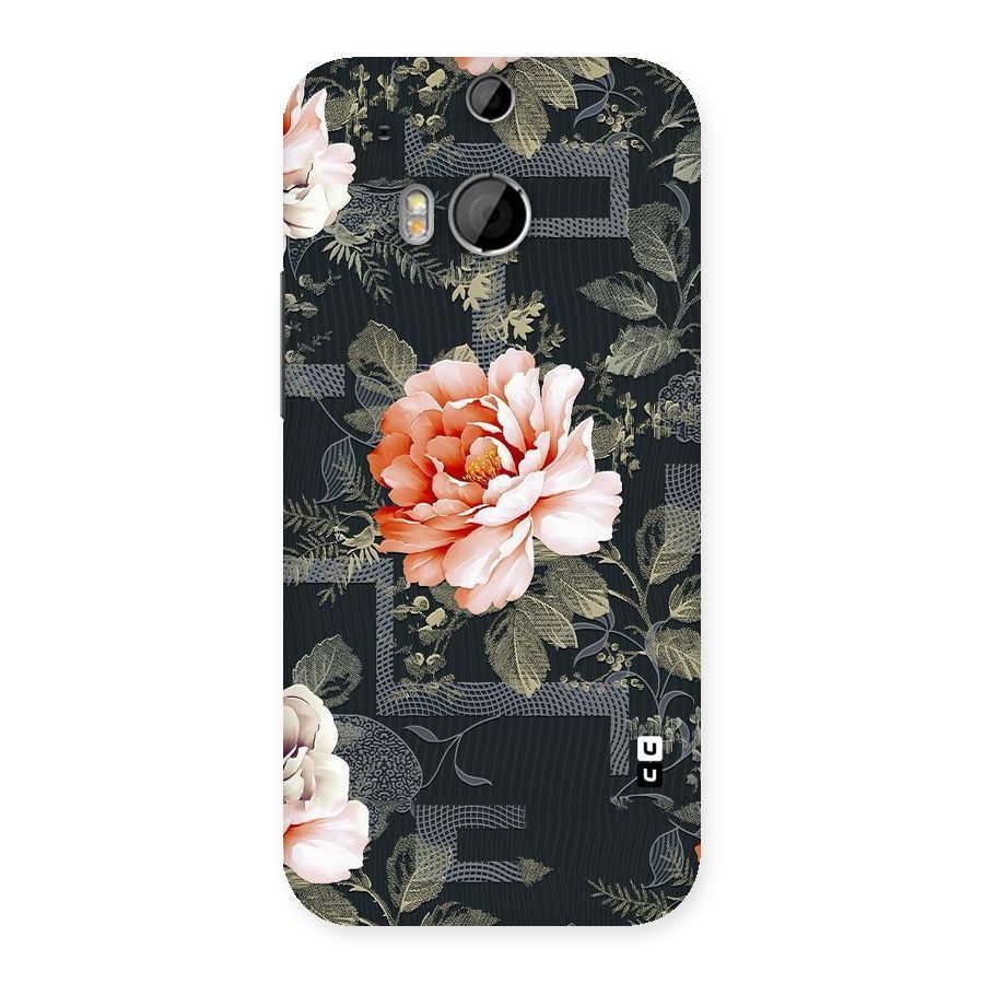 Art And Floral Back Case for HTC One M8