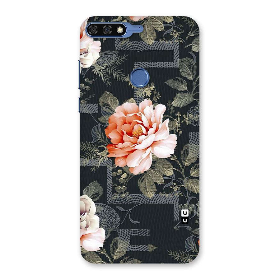 Art And Floral Back Case for Honor 7C