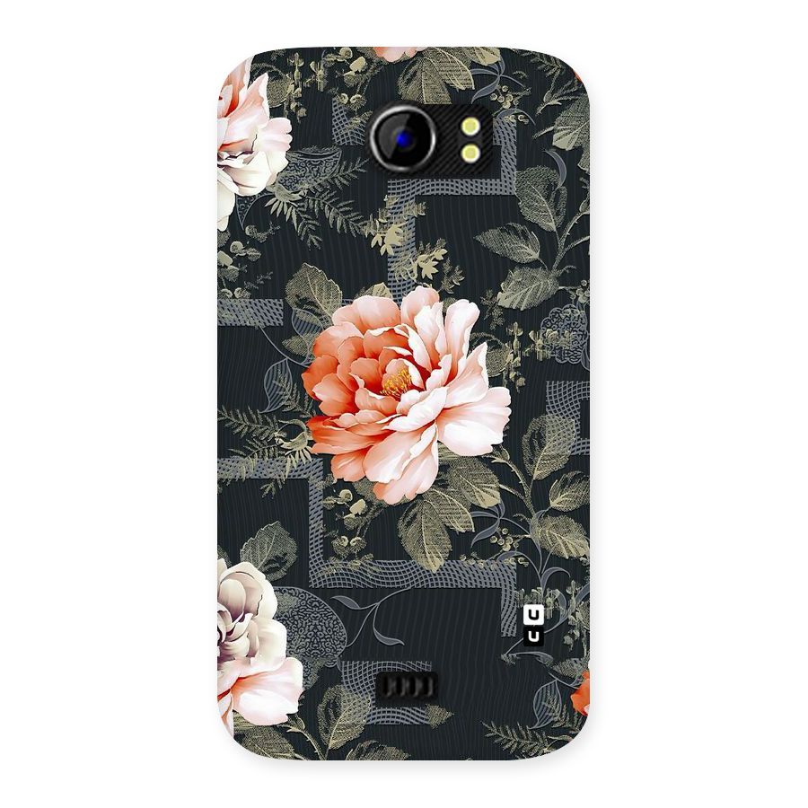 Art And Floral Back Case for Micromax Canvas 2 A110
