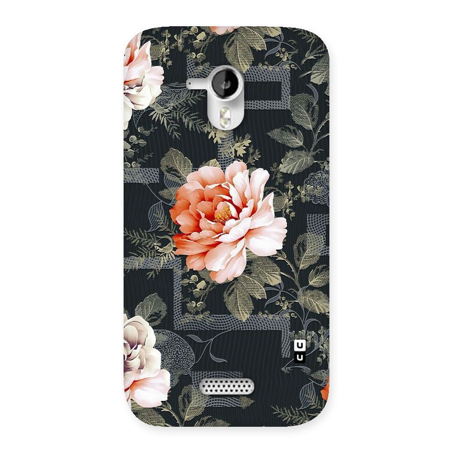 Art And Floral Back Case for Micromax Canvas HD A116