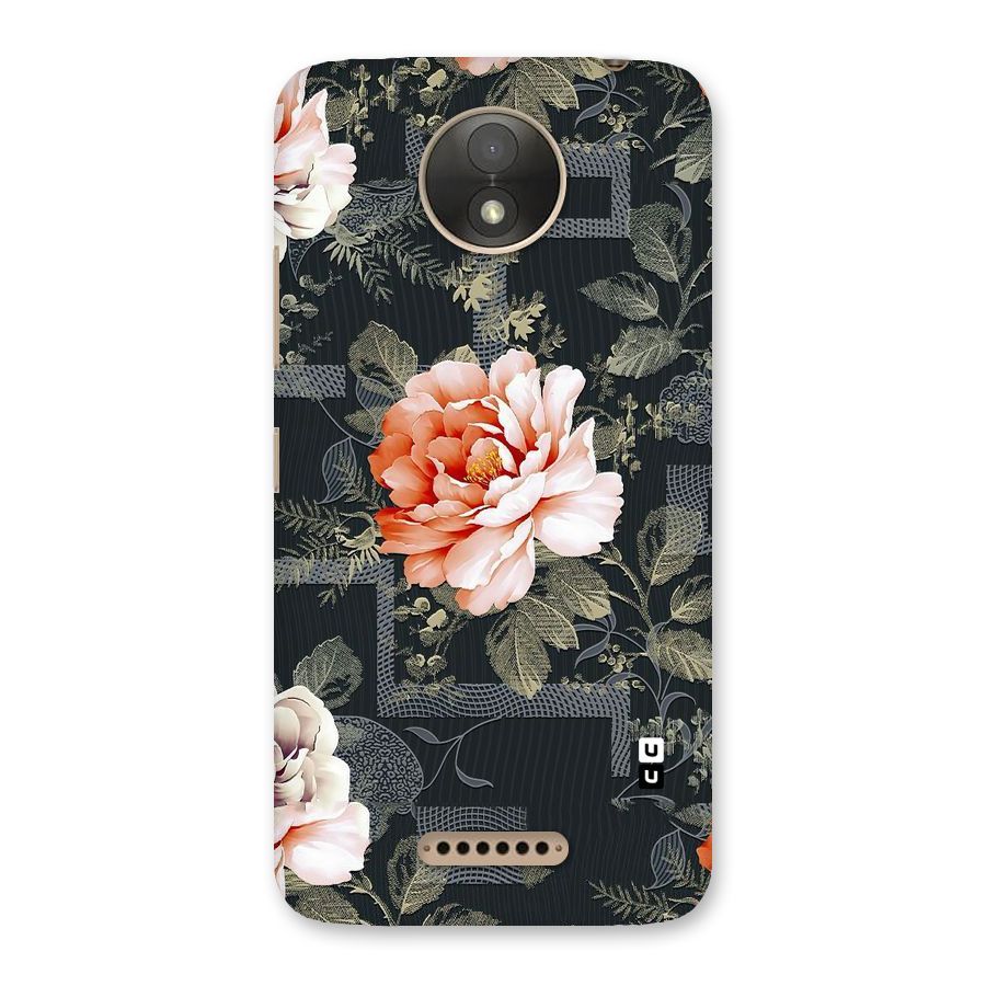 Art And Floral Back Case for Moto C Plus