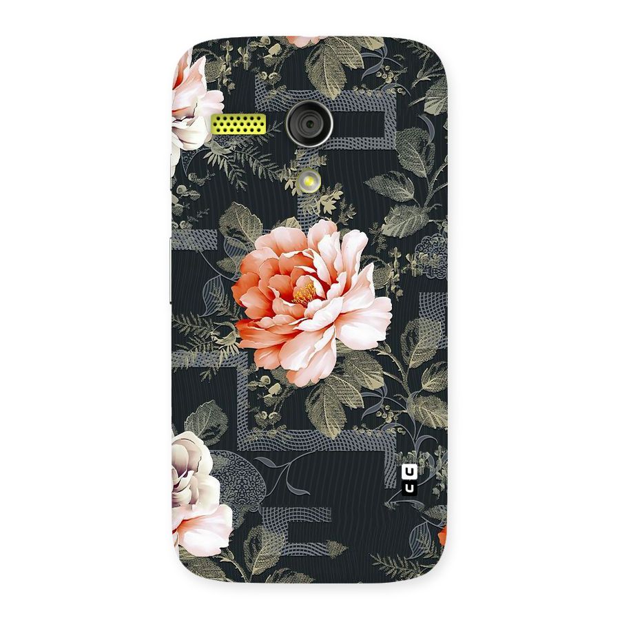 Art And Floral Back Case for Moto G