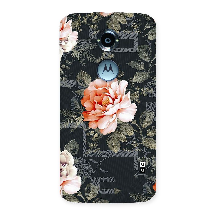 Art And Floral Back Case for Moto X 2nd Gen