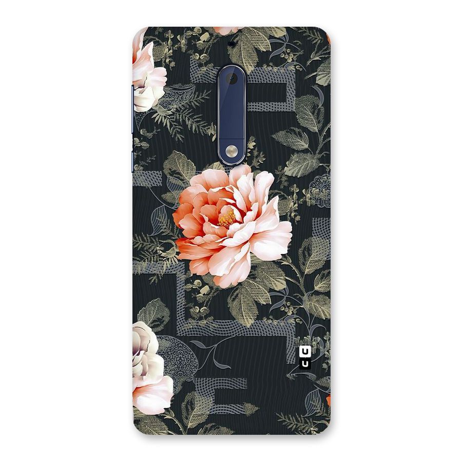 Art And Floral Back Case for Nokia 5