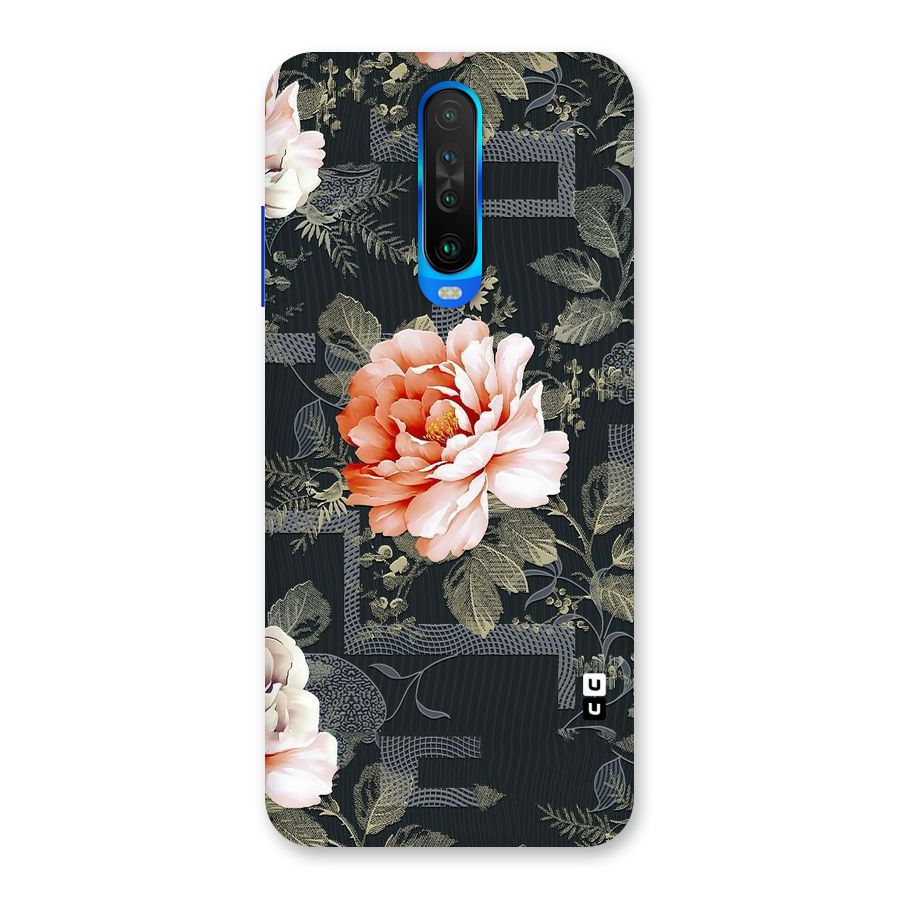 Art And Floral Back Case for Poco X2