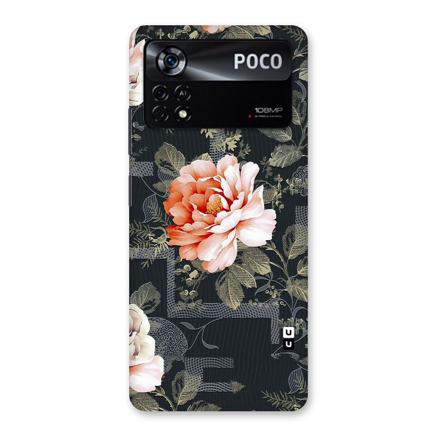 Art And Floral Back Case for Poco X4 Pro 5G