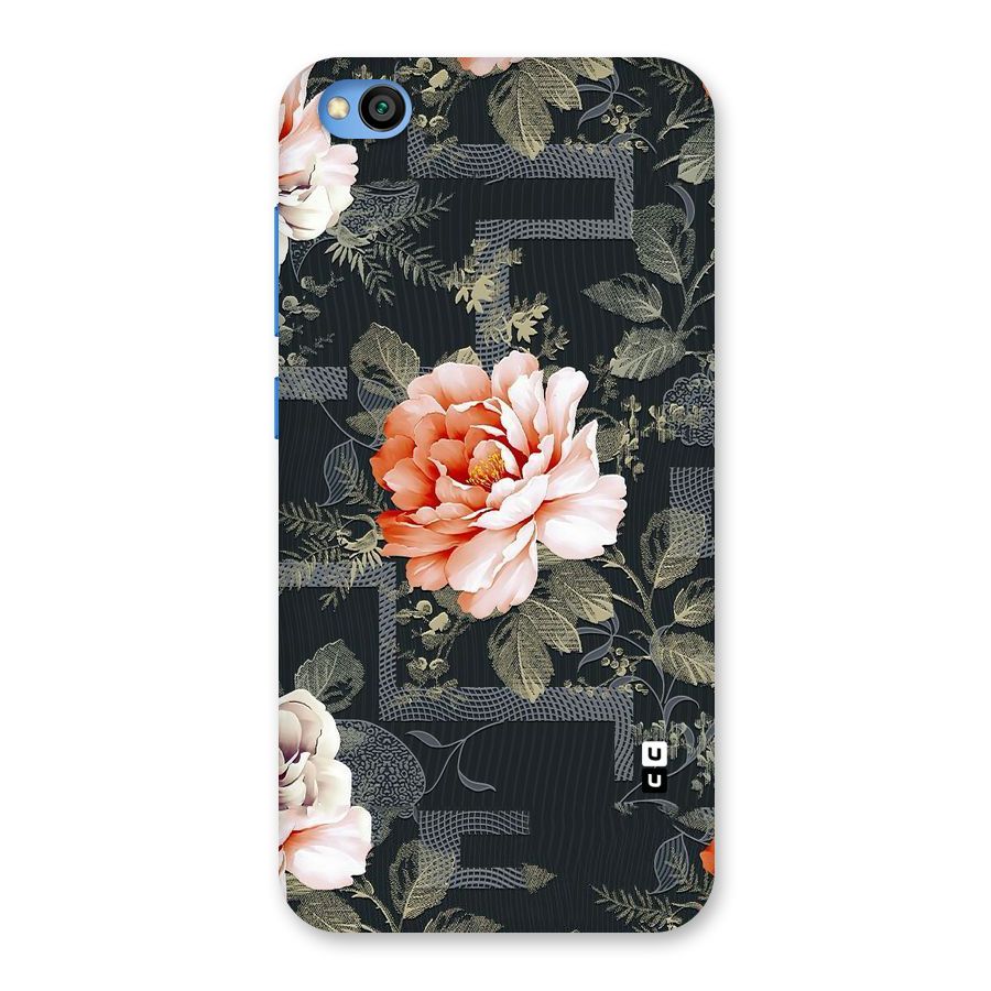 Art And Floral Back Case for Redmi Go
