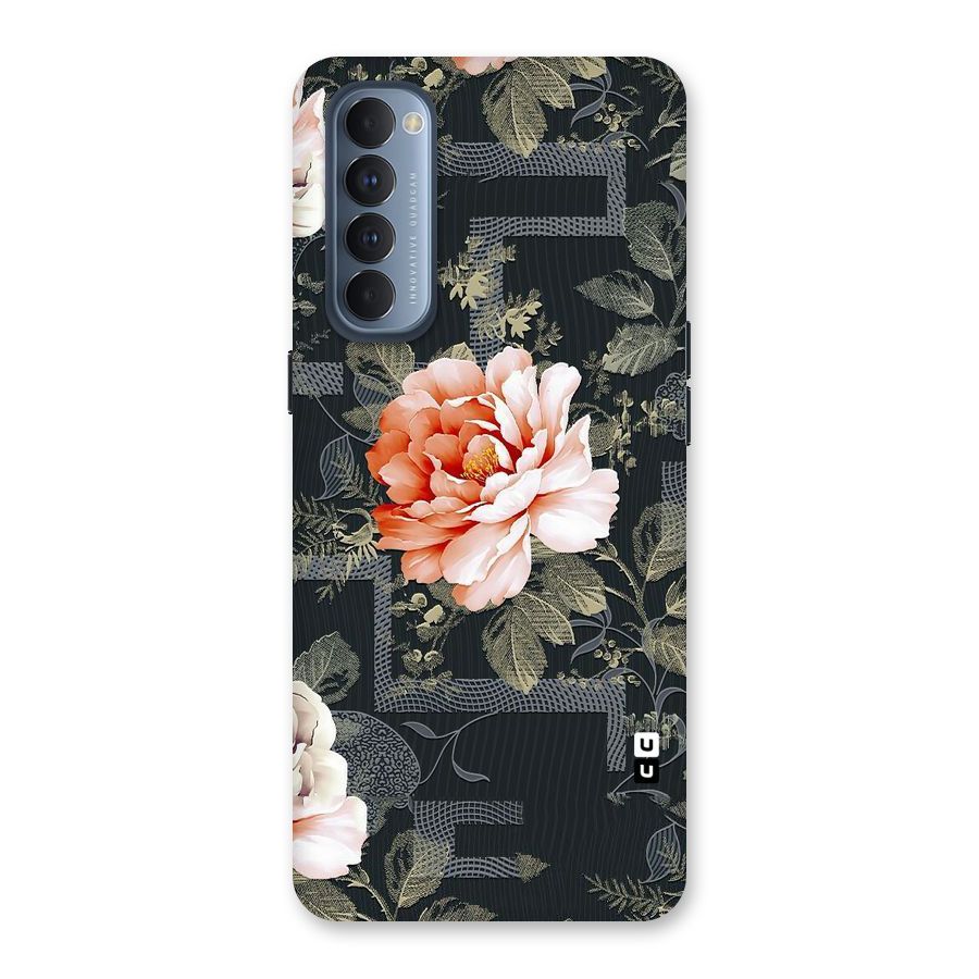 Art And Floral Back Case for Reno4 Pro