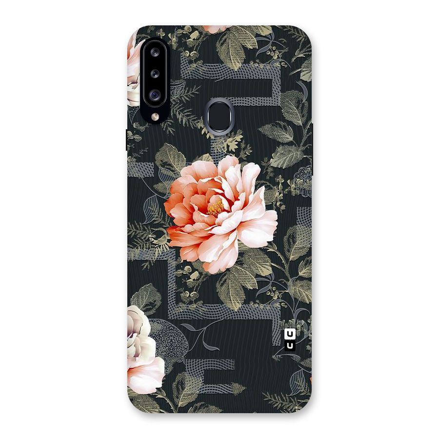 Art And Floral Back Case for Samsung Galaxy A20s