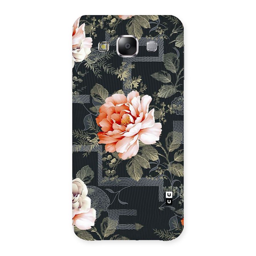 Art And Floral Back Case for Samsung Galaxy E5