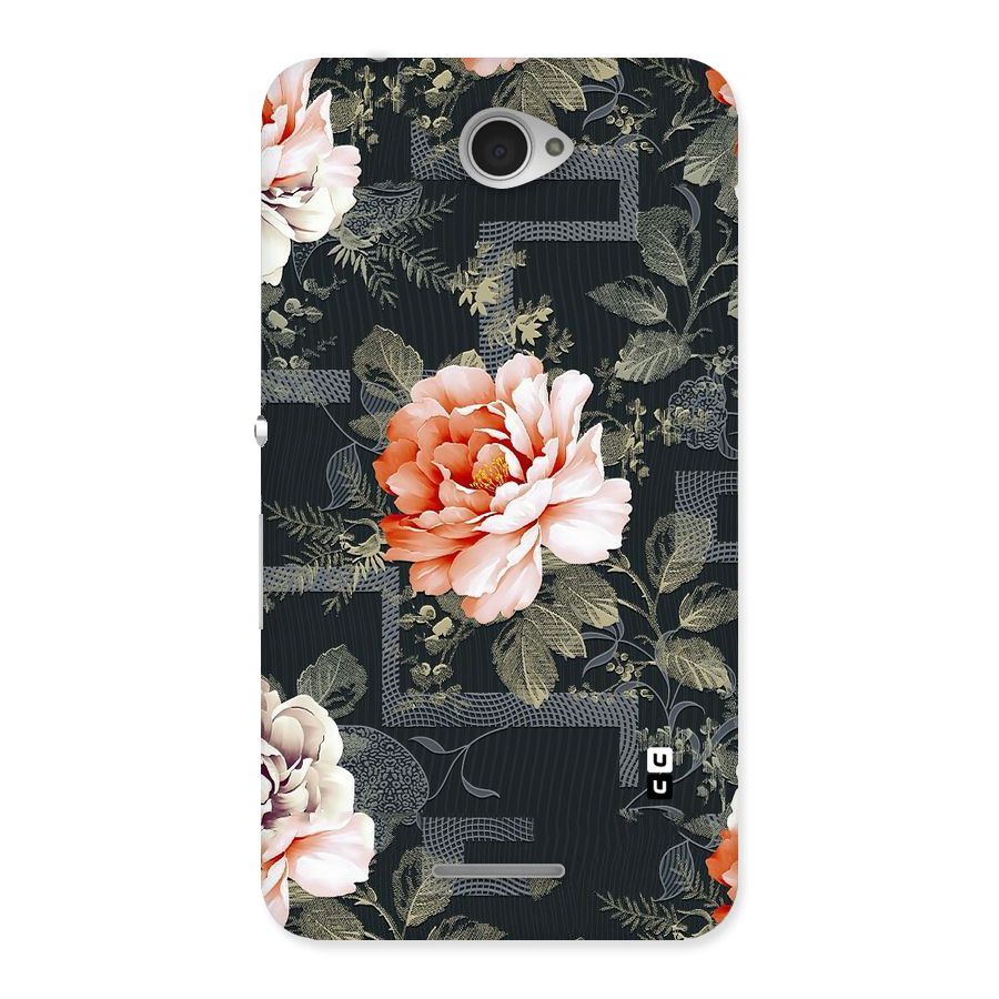 Art And Floral Back Case for Sony Xperia E4